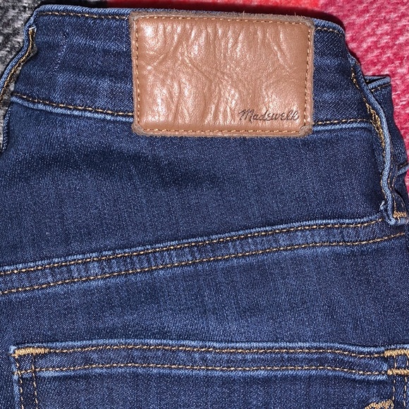 Madewell Dark Wash Hi-Rise Skinnies - Picture 5 of 7